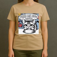 Cat Meme Sarcasm Cussing Cartoon Cat Pun Funny Inappropriate T-Shirt