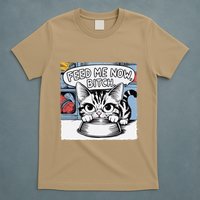 Cat Meme Sarcasm Cussing Cartoon Cat Pun Funny Inappropriate T-Shirt