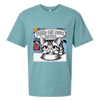 Cat Meme Sarcasm Cussing Cartoon Cat Pun Funny Inappropriate Sueded Cloud Jersey T-Shirt