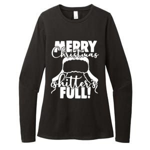 Christmas Movie Shitters Full Funny Womens CVC Long Sleeve Shirt