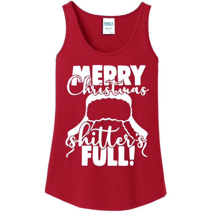 Christmas Movie Shitters Full Funny Ladies Essential Tank