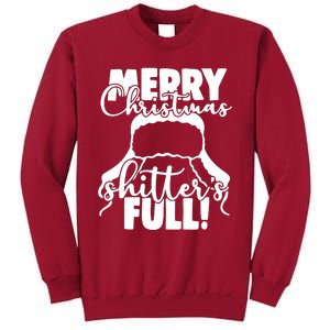 Christmas Movie Shitters Full Funny Tall Sweatshirt