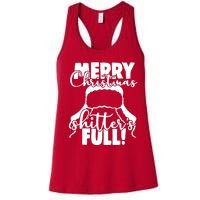 Christmas Movie Shitters Full Funny Women's Racerback Tank