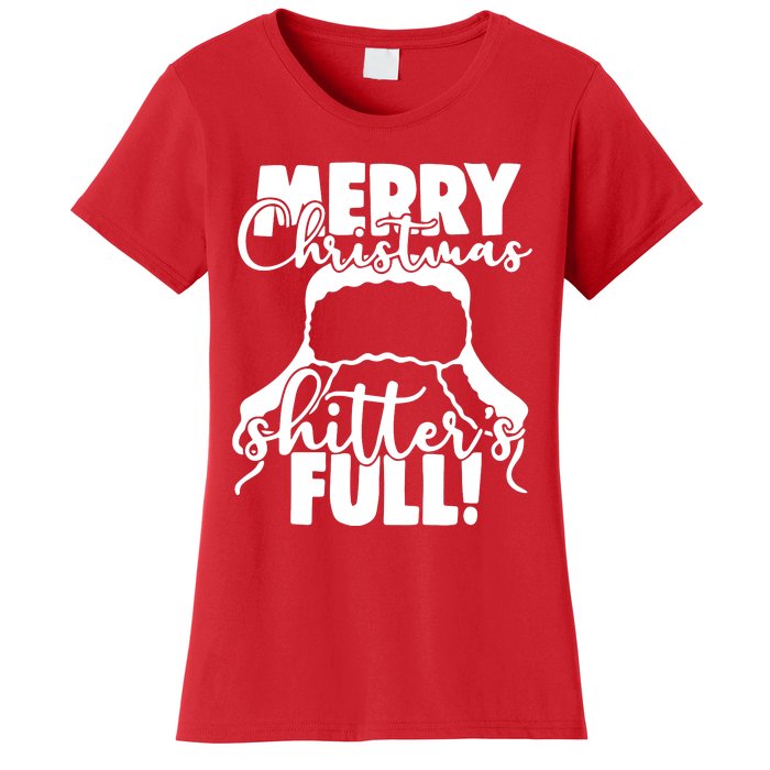 Christmas Movie Shitters Full Funny Women's T-Shirt