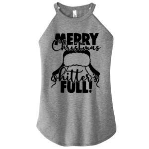 Christmas Movie Shitters Full Funny Women's Perfect Tri Rocker Tank