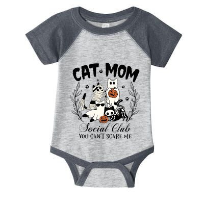 Cat Mom Social Club You Cant Scare Me Infant Baby Jersey Bodysuit