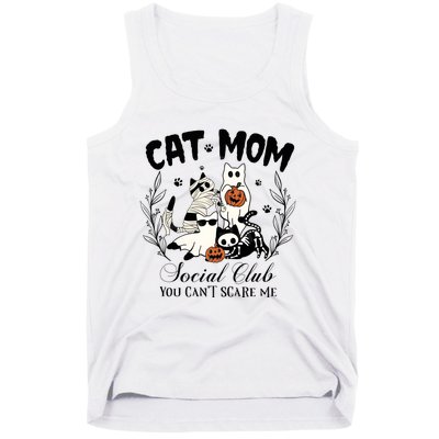 Cat Mom Social Club You Cant Scare Me Tank Top