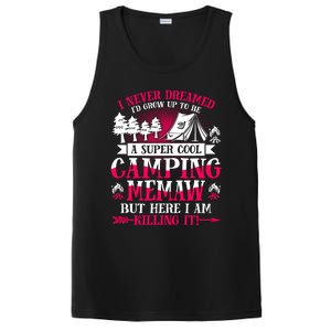 Camping Memaw Supper Cool Memaw Summer Holiday Funny Gift PosiCharge Competitor Tank