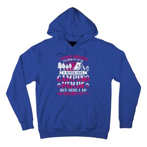 Camping Memaw Supper Cool Memaw Summer Holiday Funny Gift Hoodie