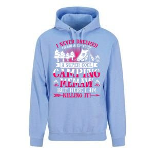 Camping Memaw Supper Cool Memaw Summer Holiday Funny Gift Unisex Surf Hoodie