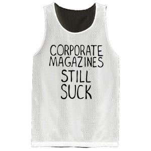 Corporate Magazines Still Suck 90s Grunge Is Dead Music Rock Mesh Reversible Basketball Jersey Tank