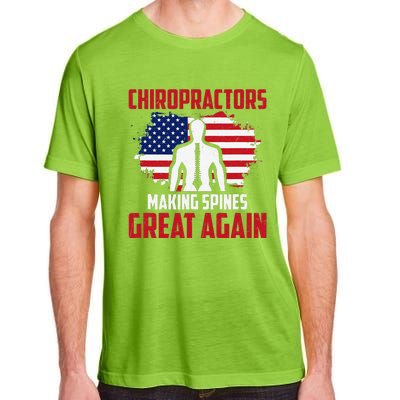 Chiropractors Making Spines Great Physical Therapist Chiro Adult ChromaSoft Performance T-Shirt