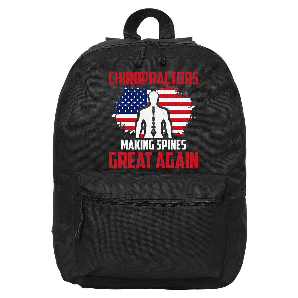 Chiropractors Making Spines Great Physical Therapist Chiro 16 in Basic Backpack