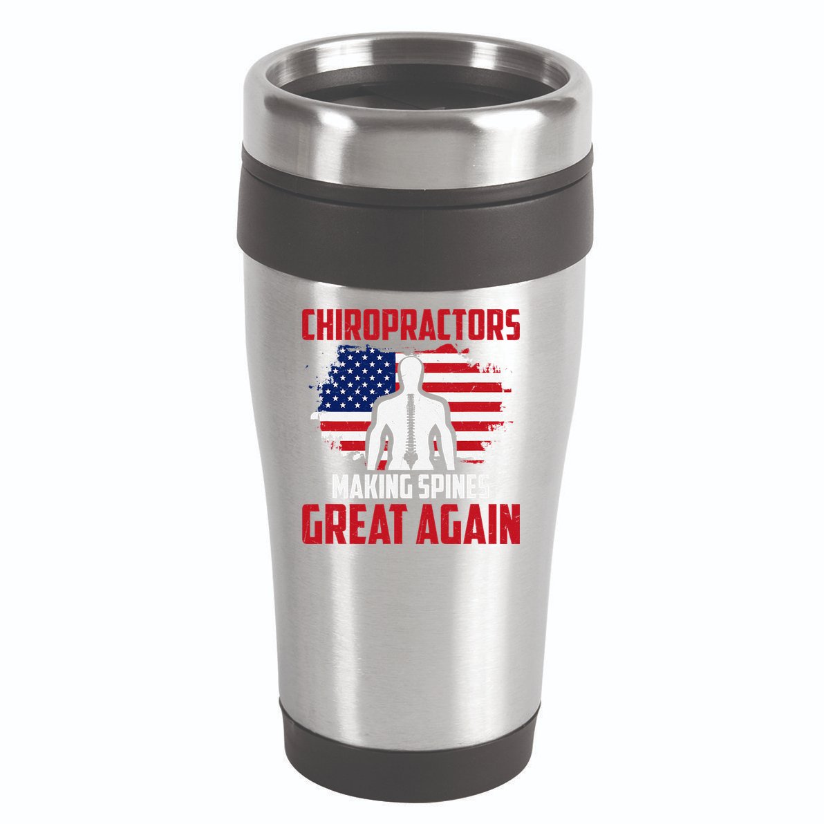 Chiropractors Making Spines Great Physical Therapist Chiro 16oz Travel Tumbler