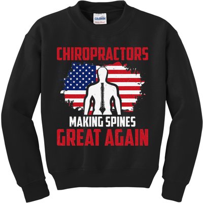 Chiropractors Making Spines Great Physical Therapist Chiro Kids Sweatshirt