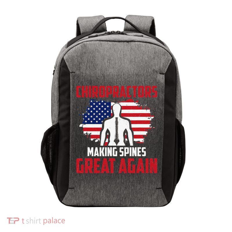 Chiropractors Making Spines Great Physical Therapist Chiro Vector Backpack