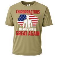 Chiropractors Making Spines Great Physical Therapist Chiro Cooling Performance Crew T-Shirt