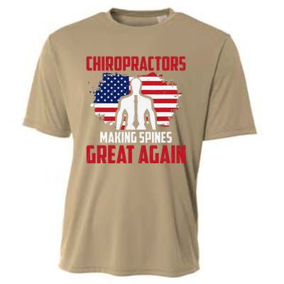 Chiropractors Making Spines Great Physical Therapist Chiro Cooling Performance Crew T-Shirt