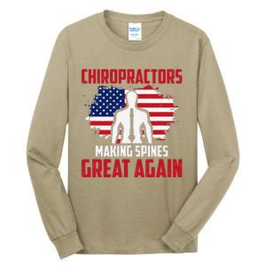 Chiropractors Making Spines Great Physical Therapist Chiro Tall Long Sleeve T-Shirt