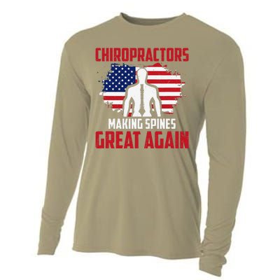 Chiropractors Making Spines Great Physical Therapist Chiro Cooling Performance Long Sleeve Crew