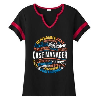 Case Manager Shirts Funny Week Appreciation Gift Ladies Halftime Notch Neck Tee