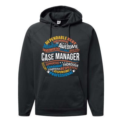 Case Manager Shirts Funny Week Appreciation Gift Performance Fleece Hoodie