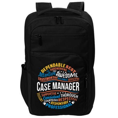 Case Manager Shirts Funny Week Appreciation Gift Impact Tech Backpack