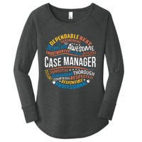 Case Manager Shirts Funny Week Appreciation Gift Women's Perfect Tri Tunic Long Sleeve Shirt