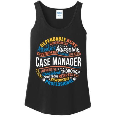 Case Manager Shirts Funny Week Appreciation Gift Ladies Essential Tank