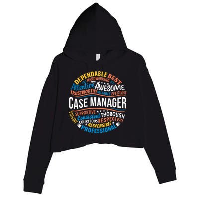 Case Manager Shirts Funny Week Appreciation Gift Crop Fleece Hoodie