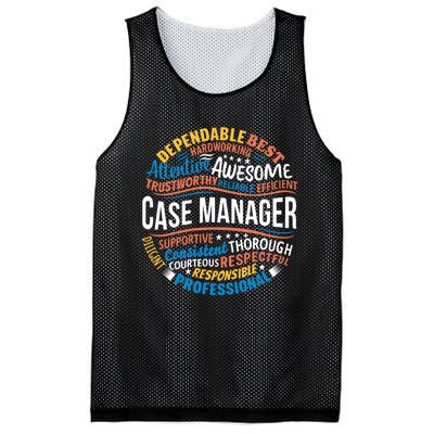 Case Manager Shirts Funny Week Appreciation Gift Mesh Reversible Basketball Jersey Tank