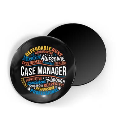 Case Manager Shirts Funny Week Appreciation Gift Magnet