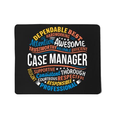 Case Manager Shirts Funny Week Appreciation Gift Mousepad