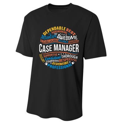 Case Manager Shirts Funny Week Appreciation Gift Performance Sprint T-Shirt