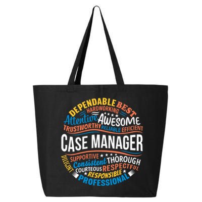 Case Manager Shirts Funny Week Appreciation Gift 25L Jumbo Tote