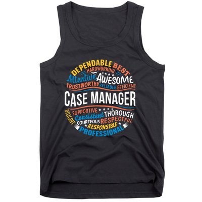 Case Manager Shirts Funny Week Appreciation Gift Tank Top