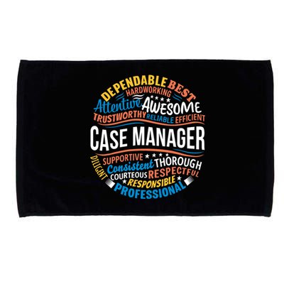 Case Manager Shirts Funny Week Appreciation Gift Microfiber Hand Towel