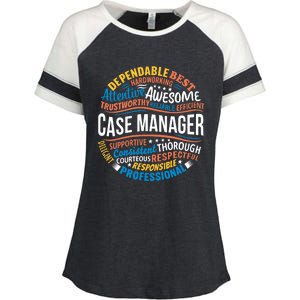 Case Manager Shirts Funny Week Appreciation Gift Enza Ladies Jersey Colorblock Tee