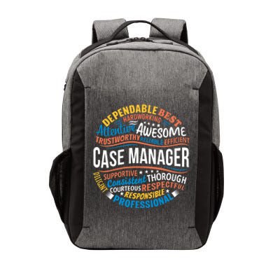 Case Manager Shirts Funny Week Appreciation Gift Vector Backpack