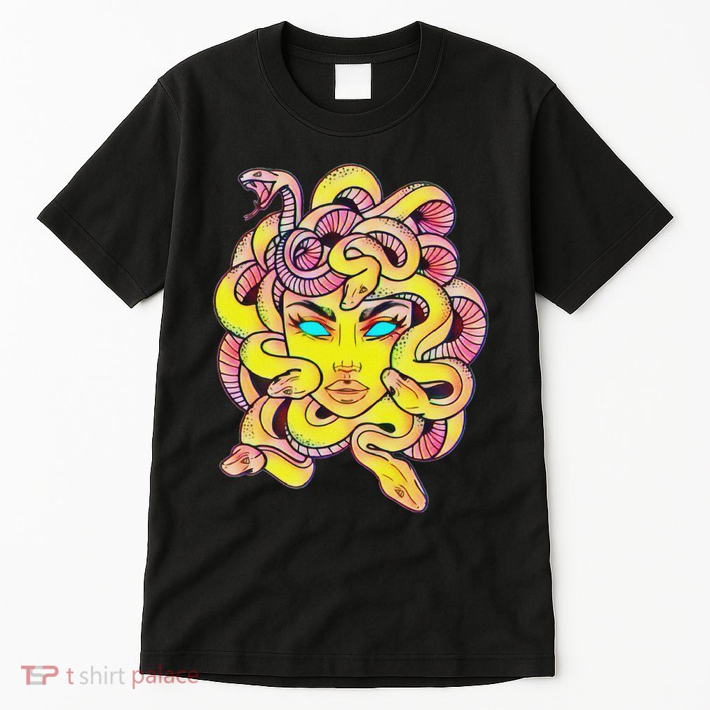 Cute Medusa Scary Greek Mythology Female Monster Medusa Tall T-Shirt
