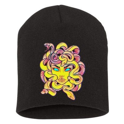 Cute Medusa Scary Greek Mythology Female Monster Medusa Short Acrylic Beanie