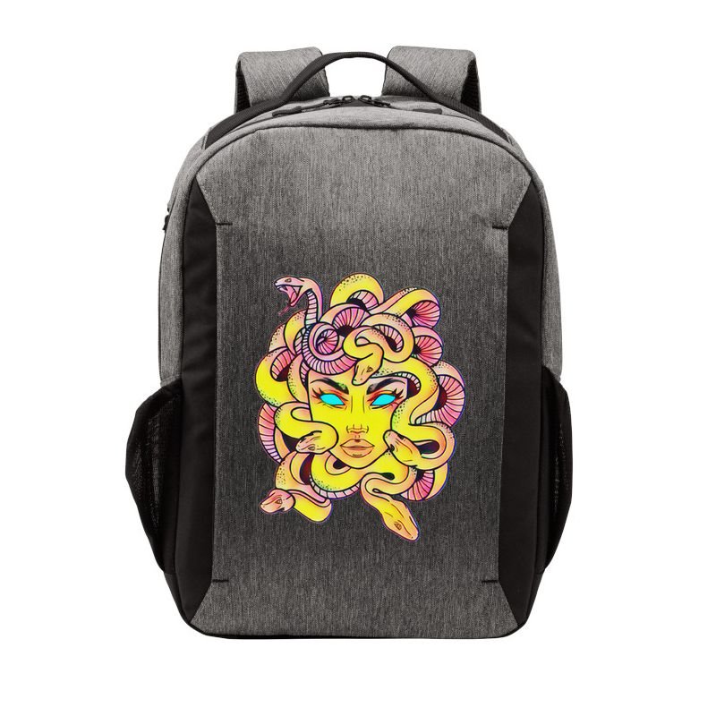 Cute Medusa Scary Greek Mythology Female Monster Medusa Vector Backpack