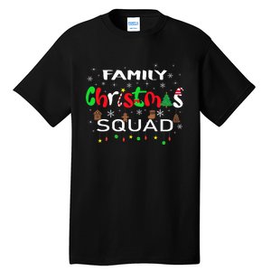 Christmas Morning Squad Xmas Holiday Pajama Matching Family Tall T-Shirt