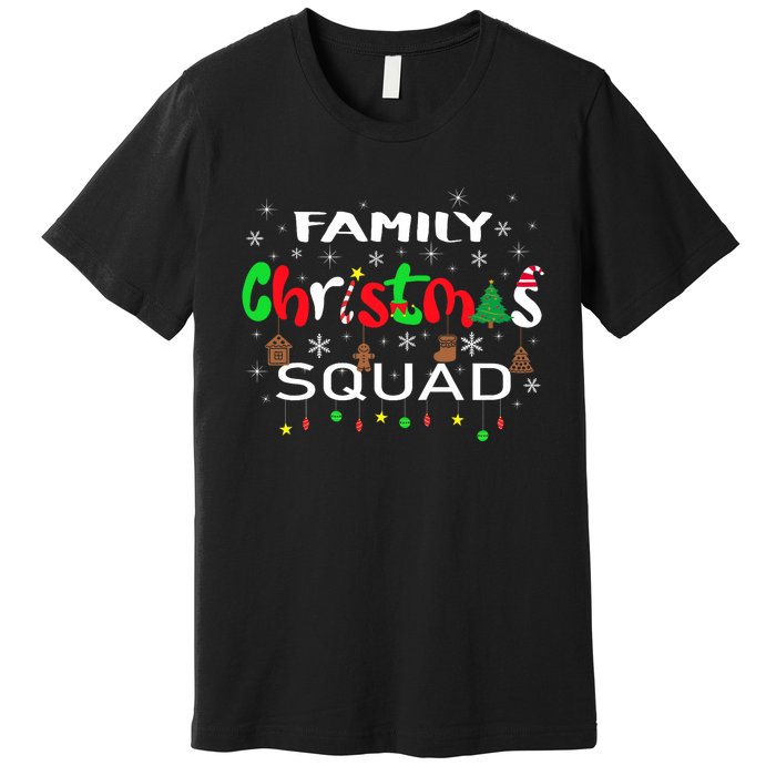 Christmas Morning Squad Xmas Holiday Pajama Matching Family Premium T-Shirt