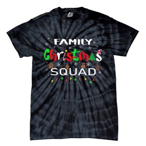 Christmas Morning Squad Xmas Holiday Pajama Matching Family Tie-Dye T-Shirt