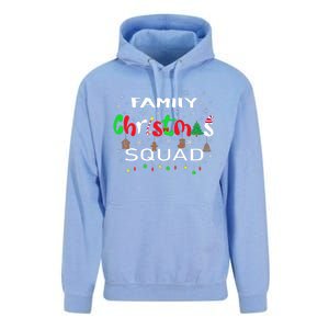 Christmas Morning Squad Xmas Holiday Pajama Matching Family Unisex Surf Hoodie