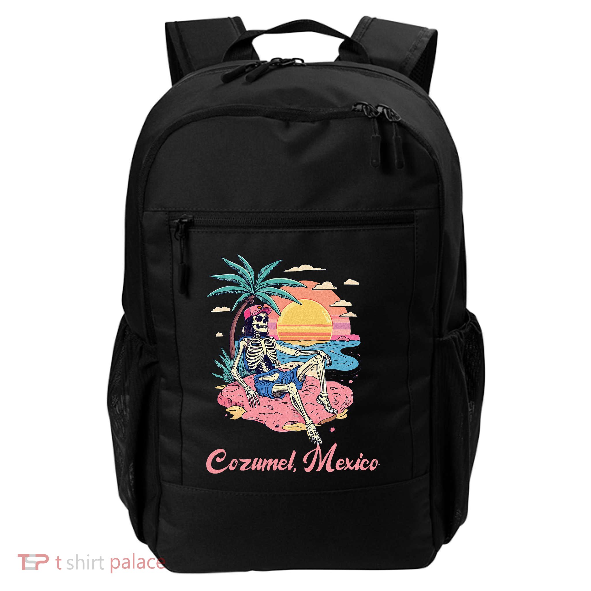 Cozumel Mexico Souvenir Vacation Travel Reminder .Png Daily Commute Backpack