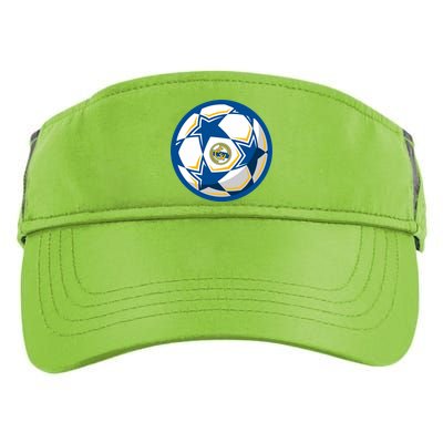 Cool Madrid Soccer Ball Adult Drive Performance Visor