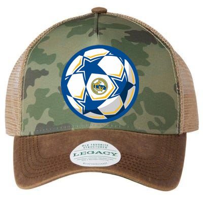 Cool Madrid Soccer Ball Legacy Tie Dye Trucker Hat