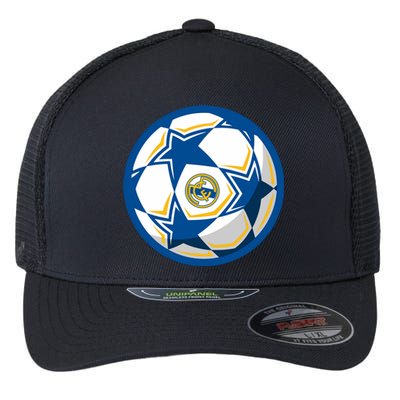 Cool Madrid Soccer Ball Flexfit Unipanel Trucker Cap